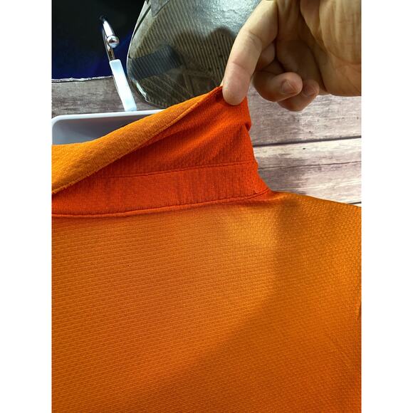 Syracuse Polo Shirt Mens XL Orange Vintage Nike Team NCAA Basketball Golfer - Picture 8 of 15
